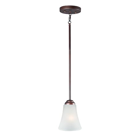 Maxim Lighting Vital 1-Light 5.5" Wide Oil Rubbed Bronze Mini Pendant 92081FTOI